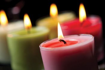 Kerzen und Gebete